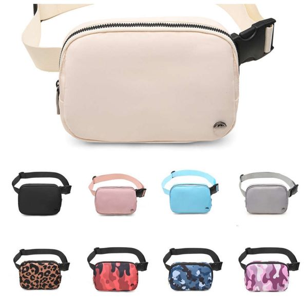 Esportes ao ar livre LU clássico luxo em todos os lugares cinto saco cintura sacos designer bumbag mulheres mens nylon velo bum peito esportes yoga baghandbag crossbody moda carteira