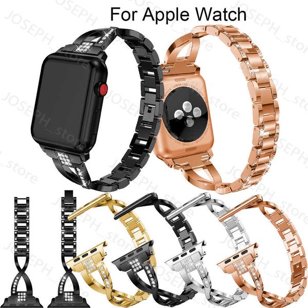 Outros acessórios de moda para Apple Watch 40mm 44mm 38mm 42mm Smart Watch Fashion Casual Style Straps Para Apple Watch Series 4 3 2 1 Watch Bracelets Bands J230413