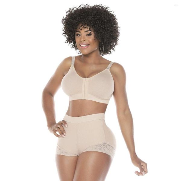 Kadın şekillendiricileri Bulifter fajas colombianas shapewear külot kuşak kaldırma kuyruğu delikli bel eğitmeni gövde şekillendirici karın