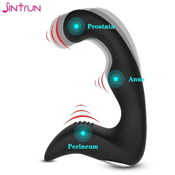 Vibradores Masculino Massageador de Próstata G Spot Vibrador Mulheres Silicone Anus Plugs Estimulação Homem Anal Butt Plug Vibrando Vibrador Casal Brinquedo Sexual 231113