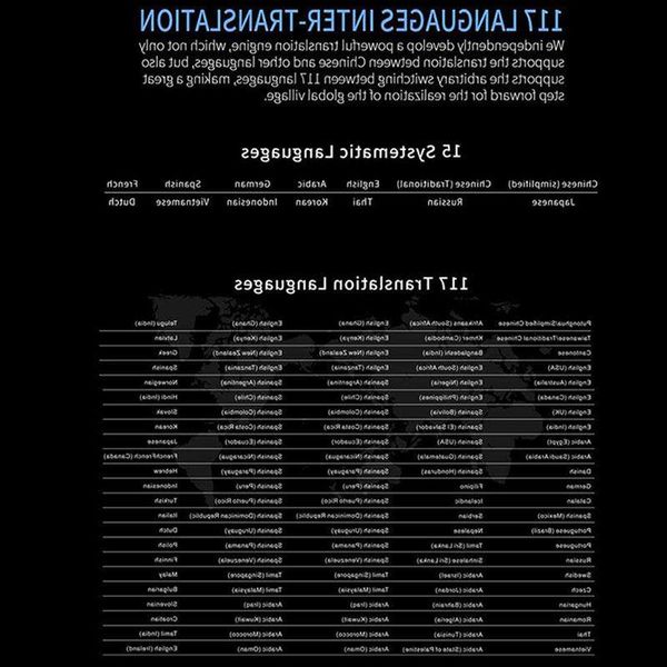 Бесплатная доставка 30 умных голосовых переводчиков в автономном режиме 117 языков Ручка синхронного перевода Артефакт Голос Деловые поездки за границу Pbvoa