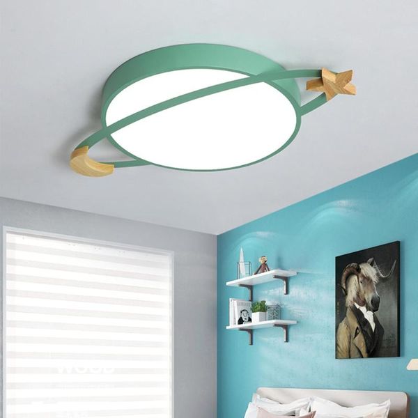 Pendelleuchten Nordic Macaron Deckenleuchte 18W 27W 36W LED-Circular Panel Light Surface Mounted AC 220V Lampada