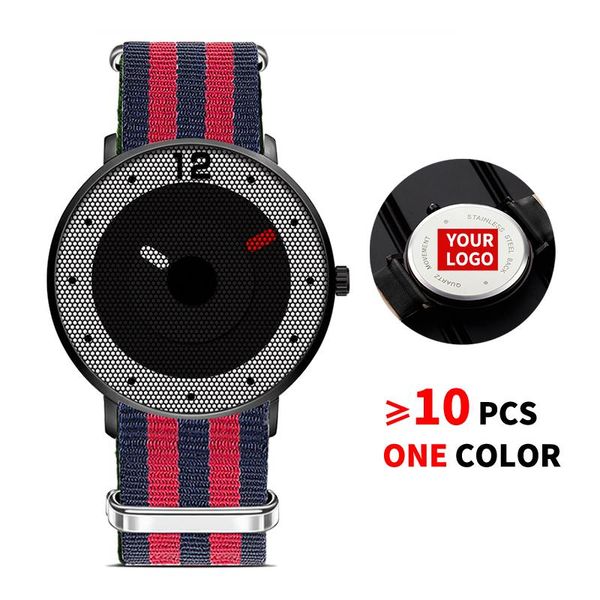 2023 10PCS/Lot SINOBI Uhren 9633 Free Customized LOGO Men Military NATO Strap Army Canvas Nylon Watchband Custom Watches Gifts With Box