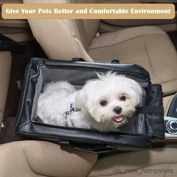 Coprisedile per animali domestici Seggiolino per auto per cani Seggiolino da viaggio per animali domestici per bracciolo per auto con gancio di sicurezza Design lavabile Tappetino staccabile R231113