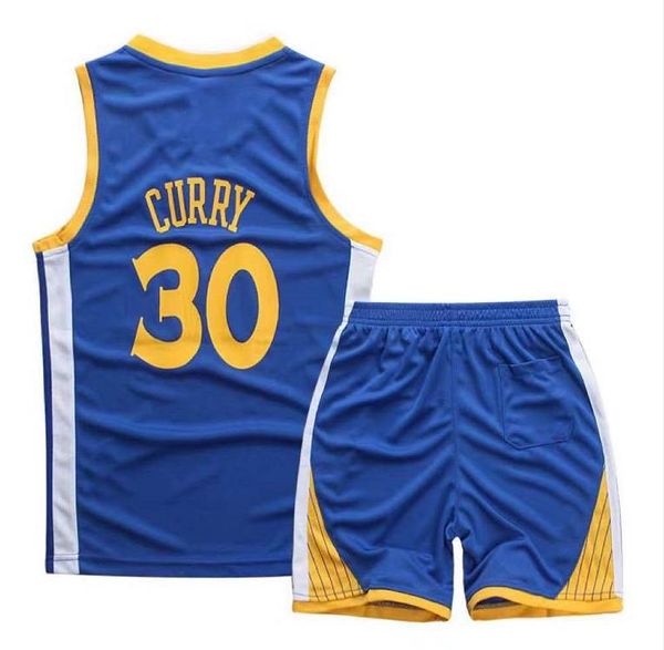 Set di abbigliamento per bambini hot besketball maglie giovani lebron 23 24 25 30 maglie per bambini basket boys da basket jersey uniforms set da manica a03