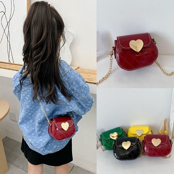 Rucksäcke süße kleine Mädchen Mini Umhängetasche für Kinder Mode Geldbörse kleine Handtaschen schöne Lackleder Kinder Messenger Bags 230412