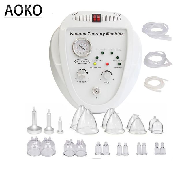 Outros itens de massagem AOKO Vácuo Face Lifting Beauty Machine Breast Ampliação Bomba Copo Massageador Corpo Shaping Butt Device 231113