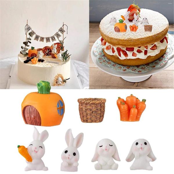 Partyzubehör Kuchendekoration Backen Geburtstag Koreanisch Karottenkorb Moderne Skulptur Ornament Kristall