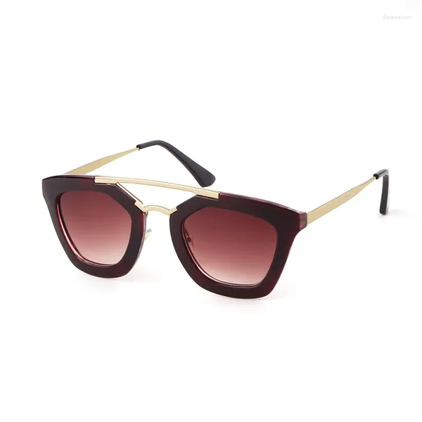 Sonnenbrille LAURINNY Sexy Retro Cat Eye Frauen Marke Designer Anhänger Luxus Sonnenbrille Weibliche Vintage Mode Damen Oculo