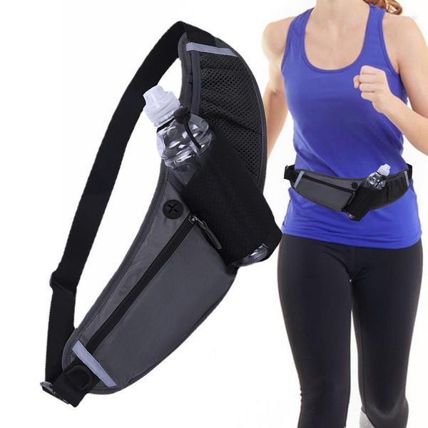 Outdoor-Taschen Sport Trinkgürteltasche Laufen Hüfttasche Handy mit Wasserflaschenhalter zum Radfahren Wandern
