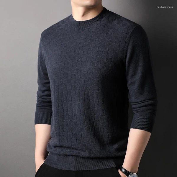 Erkek Sweaters Sweater Top Grad Moda Marka Örgü Pullover Mens Lüks Tasarımcı Jumper Düz Koreli Ekose Günlük Erkekler Giyim