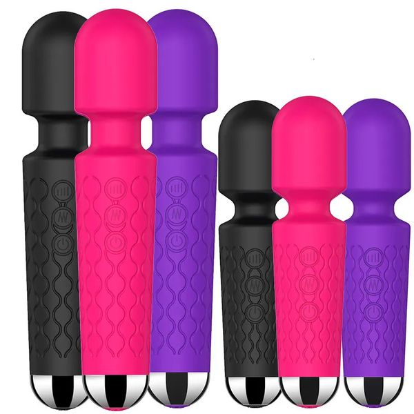 Вибраторы Мощный клитор USB Recharge AV Вибратор-массажер Сексуальное здоровье Эротические секс-игрушки для женщин Продукт для взрослых G Spot 231113