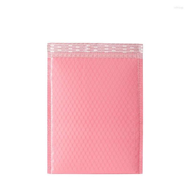 Embrulho de presente 25pcs bolha mala direta rosa Poly Mailer self Seal envelopes acolchoados sacos embalagens azuis pretos para negócios