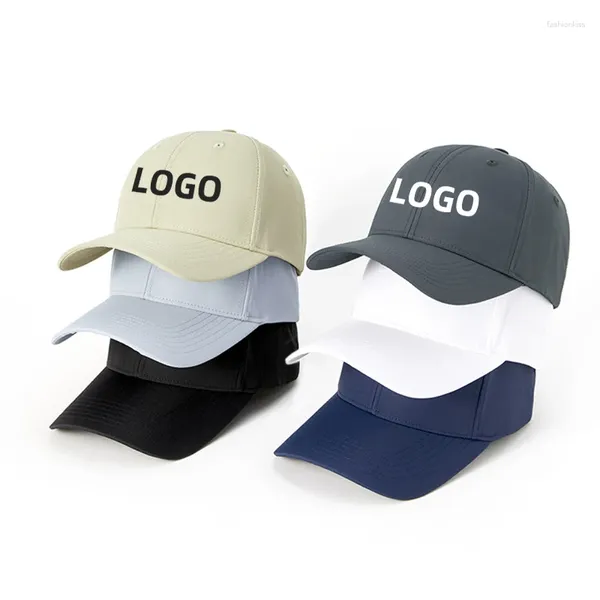 Top Caps Style Yüksek Kaliteli Ayarlanabilir Su Geçirmez Naylon Sert Yapılandırılmış Ön Glof Beyzbol Baba Şapkalar Özel Tasarım
