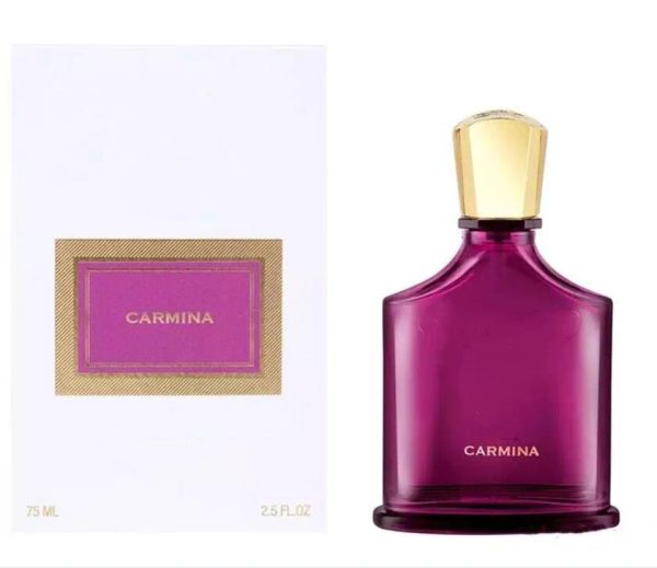 Homens Mulheres Perfume CARMINA Vento Primavera Flores Colônia Cavalheiros Fragrância Alta Versão Top Qualidade Longa Duração 75Ml 100Ml Virgin Island Water 504