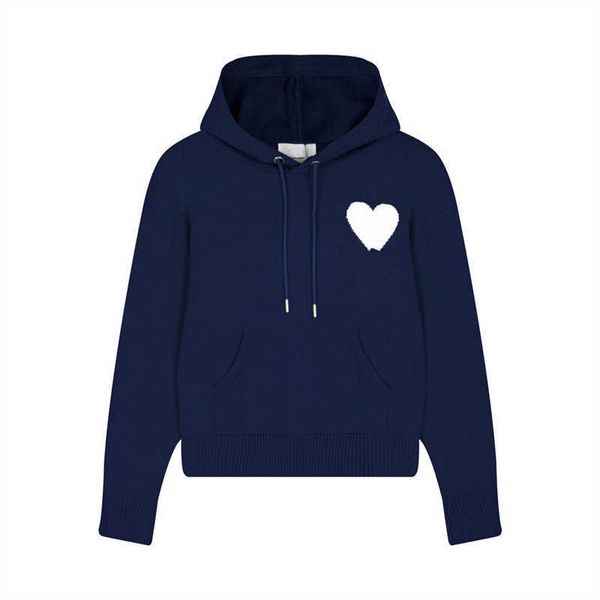 AMIs Designer Amisweater Hoodie AM I Paris Com Capuz Pulôver Hip Hop Casual Com Capuz Coeur Coração Amor Malha Moletom Homens Mulheres Inverno Moda Amiparis Inverno f4