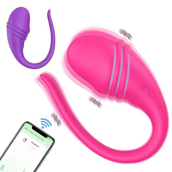 Controle remoto sem fio G spot Massager App Vibradores Feminino Estimulador Clitoral Vibratório Ovo Brinquedo Sexual para Mulheres Bola Vaginal 18 231010