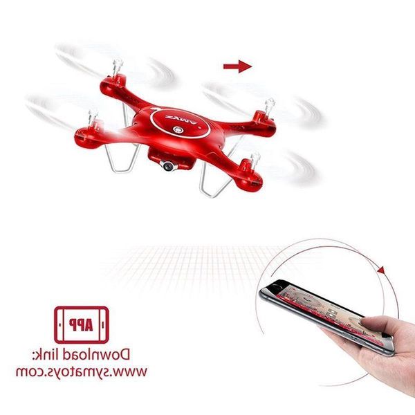 Freeshipping RC Quadcopter NUOVO X5UW con telecamera WIFI FPV drone professionale 720P trasmissione in tempo reale RC elicottero Ecwxq