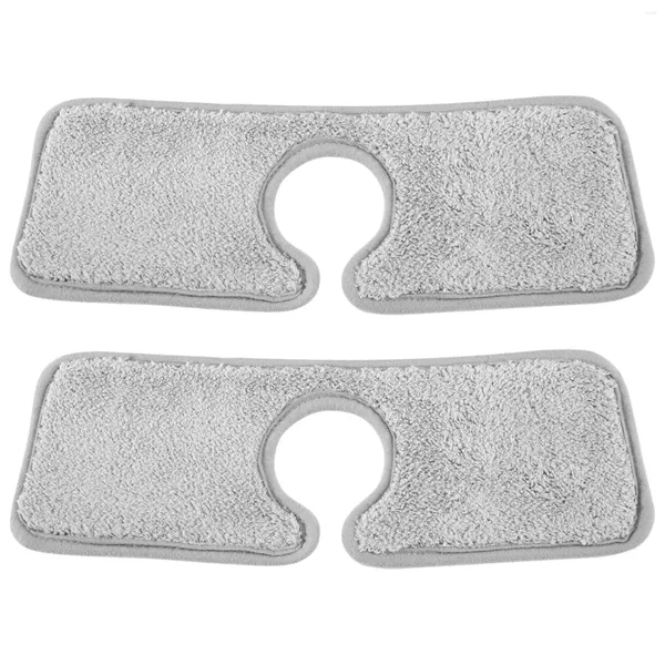 Tapetes de mesa Almofada absorvente de torneira de 2 peças com placa de respingo de pia inferior à prova d'água Pano de microfibra reutilizável adequado para torneiras