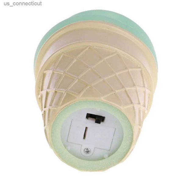 Lampade da tavolo Luce notturna a LED Novità Cono gelato in lampada Luce notturna a LED moda per bambini Tavolo per bambini da luci da tavolo per camera R231114