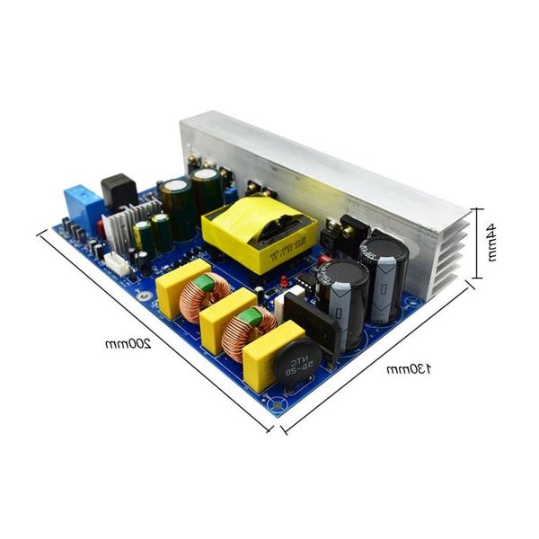 Freeshiping 1000W Power Audio -Verstärker -Board -Klassen -D -Mono -Kanal Digitaler Soundverstärker mit Switch Netzteil AC220/110V T1162 TFVBO