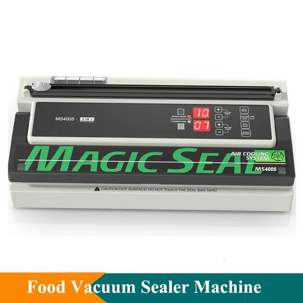 Altri utensili da cucina MAGIC SEAL MS4005 Macchina per sottovuoto per alimenti Modalità automatica e manuale Doppio controllo Domestico 231113