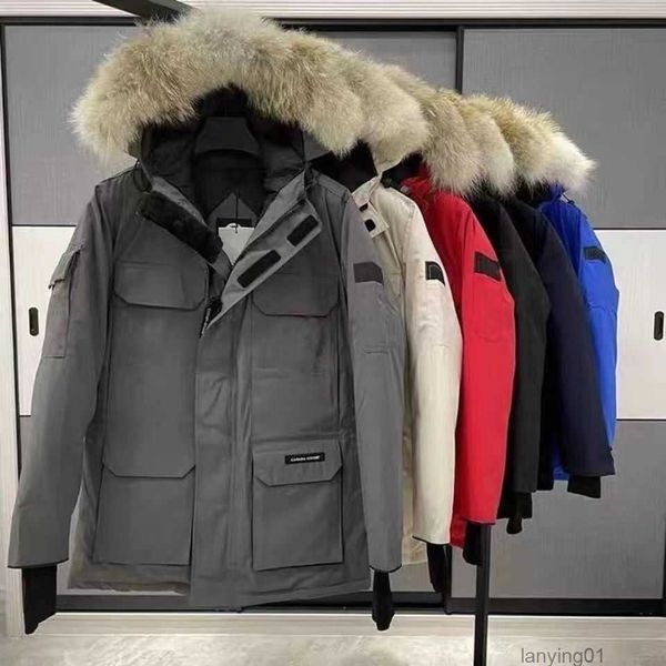 2023 Giacca d'oca da uomo e cappotto da donna Collare in pelliccia di pelliccia coppia inverno inverno addensato da design personalizzato da design personalizzato da designer customer0