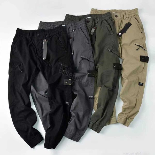 Ydgc Herren Hohe Qualität Abzeichen Patches Track Pant Mode Buchstaben Stein Designer Jogger Cargo Hosen Reißverschluss Lange Sport 4homme Kleidung Insel