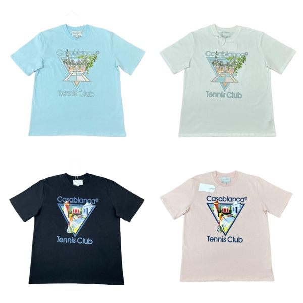 Tasarımcı Erkekler Tshirts Klasik Casa Basic Nakentli Rozet Gevşek Pamuk Pamuk Küçük Yuvarlak Boyun Adası Tişörtlü Kollu Erkek Mens Polo Gömlek Tasarımcı Giysileri Ücretsiz İnsanlar Giyim