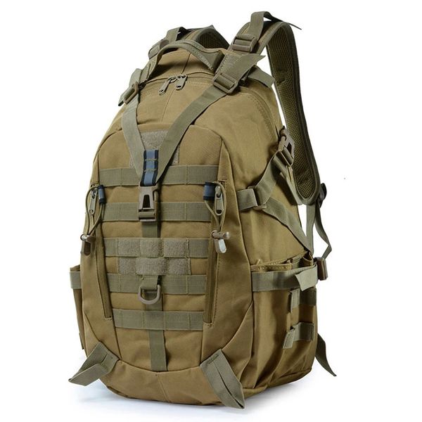 Уличные сумки 40L Военный тактический рюкзак для мужчин Кемпинг Походные рюкзаки Светоотражающий дорожный рюкзак Molle 3P Сумка для альпинизма 231114
