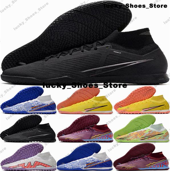 Scarpe da calcio da uomo Scarpe da calcio CR7 Taglia 12 Zoom Mercurial Superfly 9 Elite TF Us 12 botas de futbol Scarpe da calcio Eur 46 Scarpe da ginnastica per erba interna Us12 Scarpe da calcio con ramponi