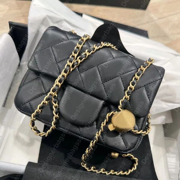 Tasarımcı Sling Çantaları WOC 23C Çanta Kadın Çanta Tasche Lüks Omuz Çantası Sak De Luxe Bolsos Borse Çanta Havyar Deri Klasik Flep Cüzdan On Zincir Crossbody Tecesi