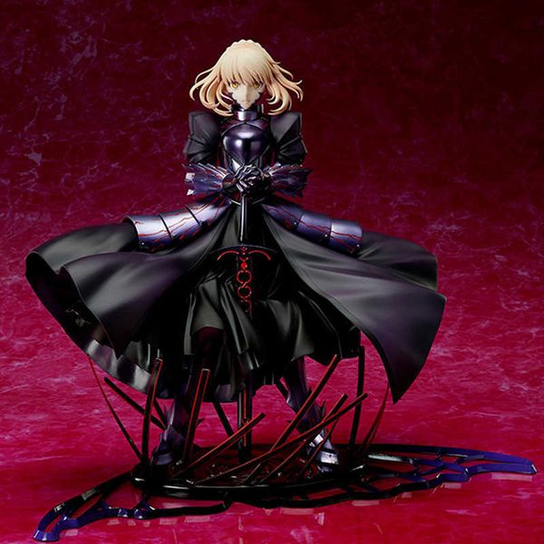 Action Figures giocattolo 25 cm Film Fate/stay night Saber Anime Figura Heaven's Feel Saber Alter Action Figure Altria Pendragon Figurine Modello Doll Toys AA230413