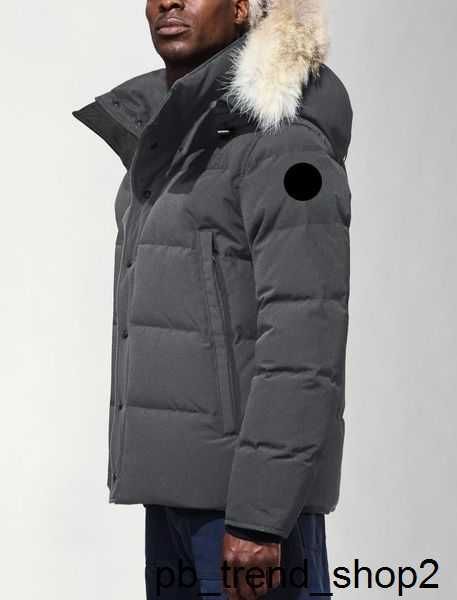 Kanada Gaz Ceket Parkas Kanada Küfür Ceketler Tasarımcı Gerçek Çakal Kürk Açık Wyndham Windbreaker Jassen Outerwear Hooded 5 Agat Agat Agat