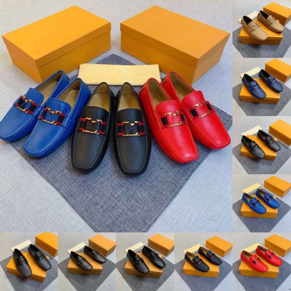 40Model Мужские модельные туфли Роскошные брендовые повседневные туфли из натуральной кожи Мужские дизайнерские лоферы Мокасины Без шнуровки Итальянская обувь для мужчин Большой размер 38-47