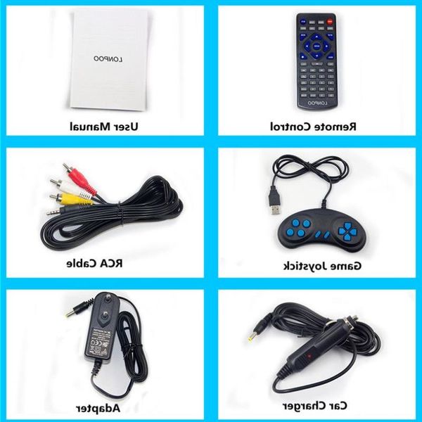 Freeshipping Yeni 9 inç taşınabilir DVD oynatıcı döner ekran VCD CD MP3 DVD Player USB SD Kart RCA TV Kablo Oyunu Araba Şarj Cihazı DVD Oyuncu UEVWV