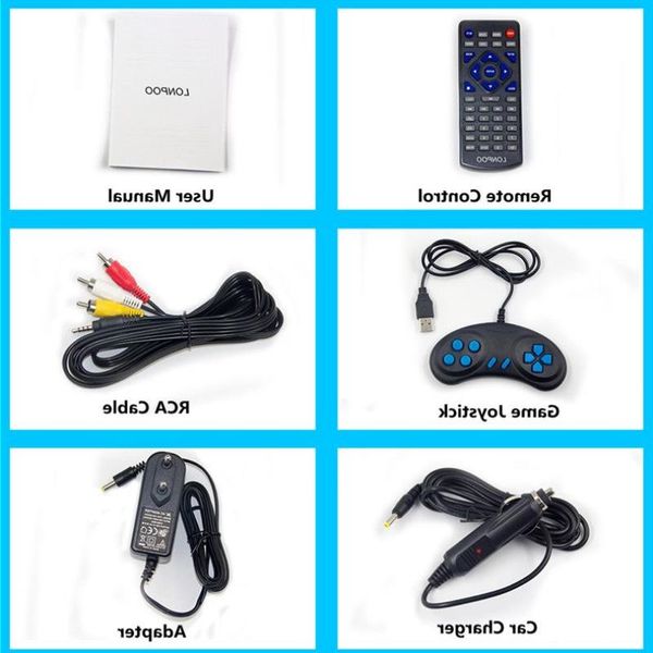 Livraison gratuite Nouveau lecteur DVD portable de 9 pouces Écran pivotant VCD CD MP3 Lecteur DVD USB Carte SD RCA Câble TV Jeu Chargeur de voiture Lecteur DVD Uevwv