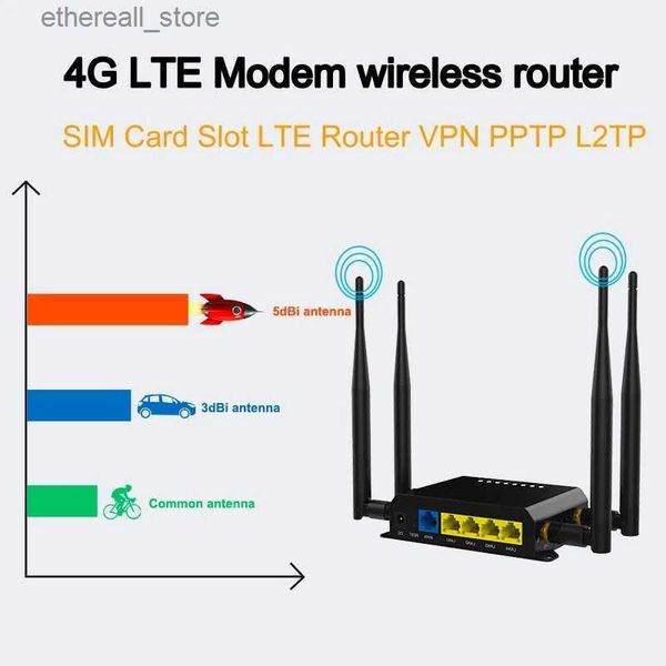 Маршрутизаторы WE826-T2 3G4G маршрутизатор VPN GSM OpenWRT LTE Беспроводной Wi-Fi 3G 4G маршрутизатор с SIM-картой слот 300 Мбит / с.