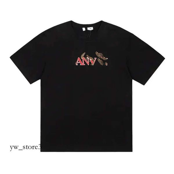 Camiseta moda 2023 lanvin novo algodão macio anti-rugas retro impressão decorativa letras casuais estudantes amantes curto 2 wrg2 36