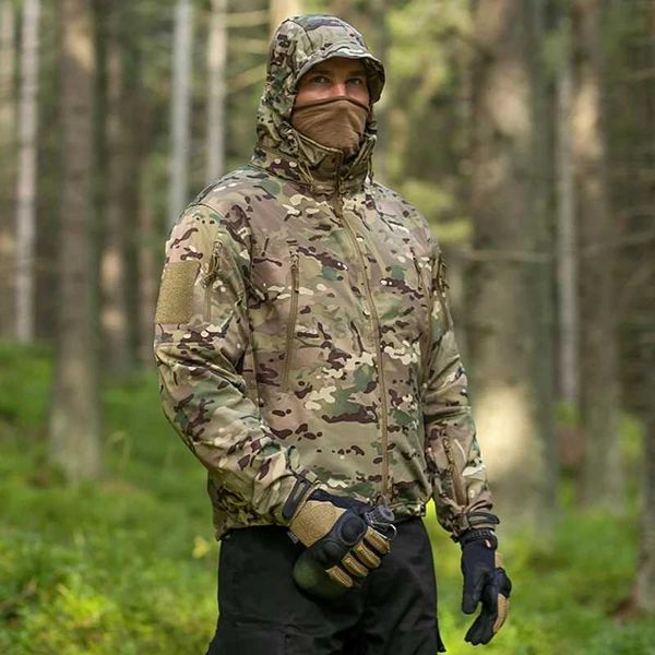 Taktische Mäntel Winter Militär Fleece Jacke Männer Soft Shell Taktische Wasserdichte Armee Camouflage Mantel Airsoft Kleidung Multicam Windjacken zln231114
