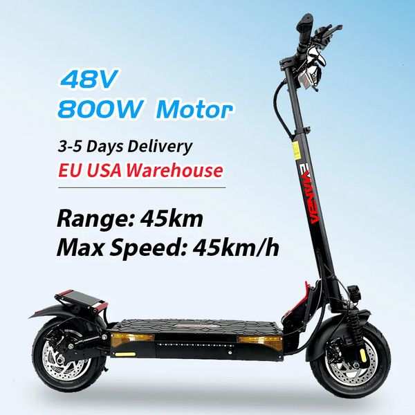 Outros bens esportivos europeu armazém americano dobrável 2 rodas mobilidade portátil scooter elétrico 800w para adulto 231113