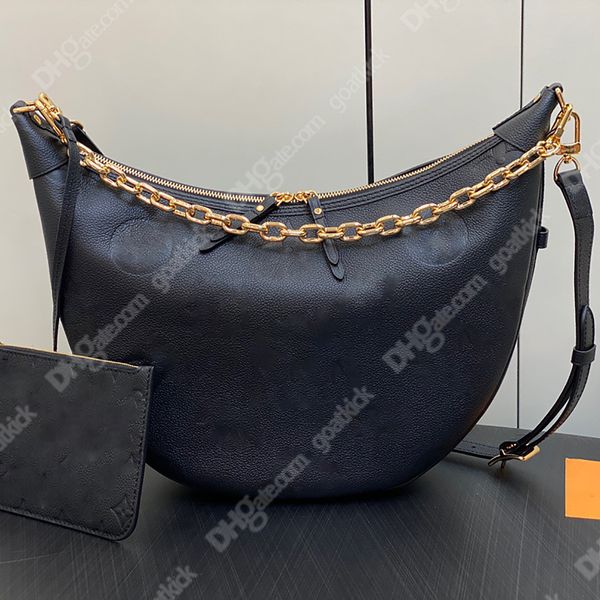 Designer Loop Hobo Bag Damen Mode Schultertaschen Kosmetik Unterarm Halbmond Baguette Handtasche Umhängetasche Metallkette Kollektion M81098 Tote Geldbörse