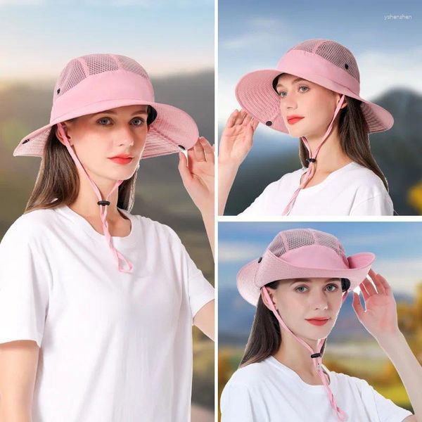 Berets Summer Outdoor Sunshade Шляпа Рыбалка мужчины и женщины езды на велосипеде солнцезащитным рыбаком