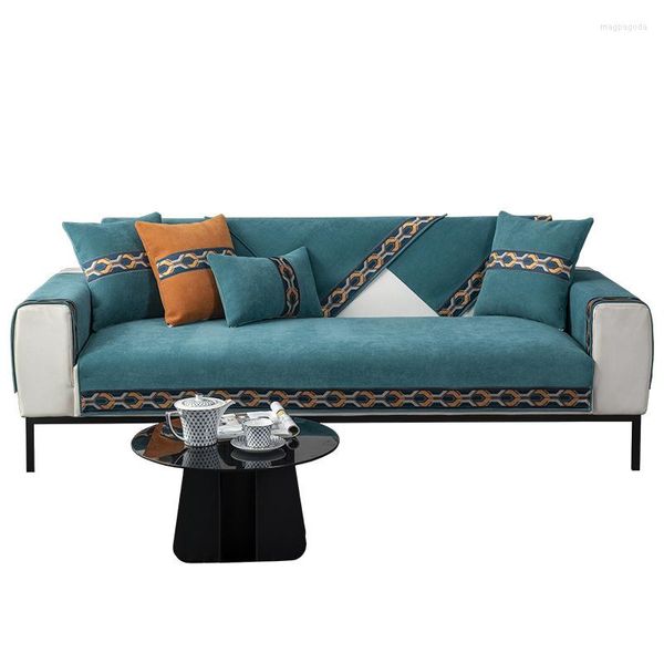 Coprisedie 20232023 Cuscino per divano in tessuto antiscivolo autunnale Fodera semplice e moderna