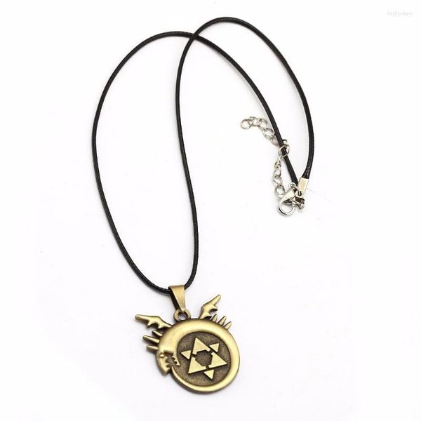 Correntes HSIC Anime Fullmetal Alquimista Fullmetal Edward Chain Chain Pingente Colar para Mulheres Menina Jóia Colar Declaração HC12590