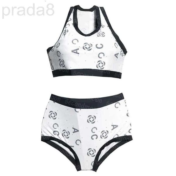 Costumi da bagno taglie forti da donna Designer a vita alta Costume da bagno da donna Costume da bagno a due pezzi Estate Quick Dry Beachwear QL4D