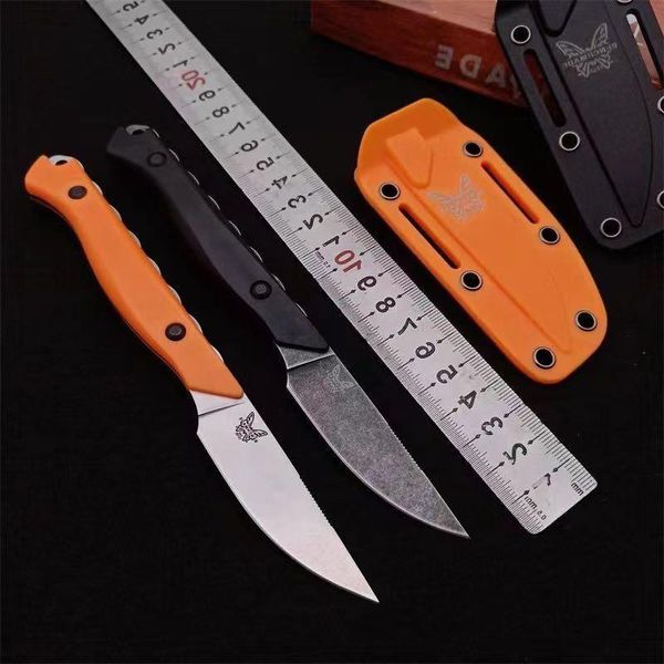 Flyway 15700 Benchmade фиксированный 15017 Нож CPM-154 Satin 15500 Tactical Survival G10 Ручки Уличные прямые походные инструменты для спины Самозащита Rdwg