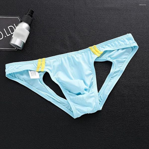 Cuecas masculinas Briefas Sexy Back Hollow Rouphe Sissy calcinha baixa Men sólido Homens sólidos lingerie porno tardio de biquíni g-string g-string