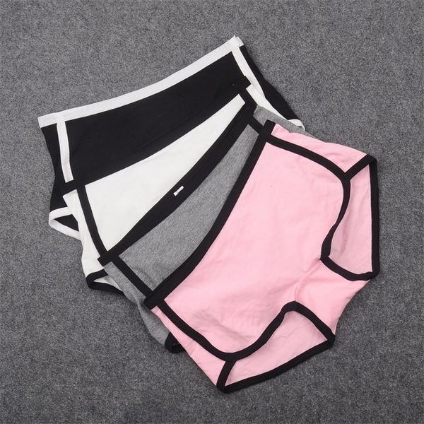 Mutandine da donna Intimo di cotone Donna Casual Ragazzo Mutandine corte Marchio di qualità BoyShorts Slip Mutandine carine Biancheria sexy bielizna damska 230414