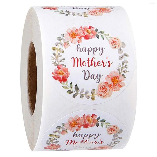 Confezioni regalo Maiale adesivi per bottiglie d'acqua Videocamera e Po Camera Teens Floral Happy Mother's Day Sticker Bouquet Flower Packaging